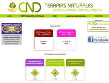 Tablet Screenshot of centronuevodespertar.com
